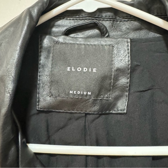 Elodie faux leather moto jacket medium - Picture 11 of 14